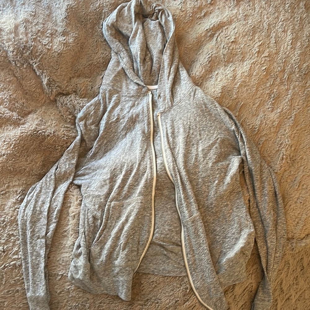 good condition, lightweight, light gray, kids large,